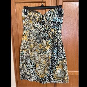 Strapless summer dress